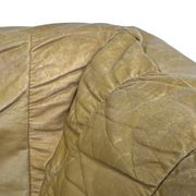 Mid-Century living room sofa in cognac , small model design