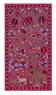 Hand-knotted rug, vintage Turkish rug 105x184 cm