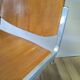 Castelli wood and metal swivel office chair