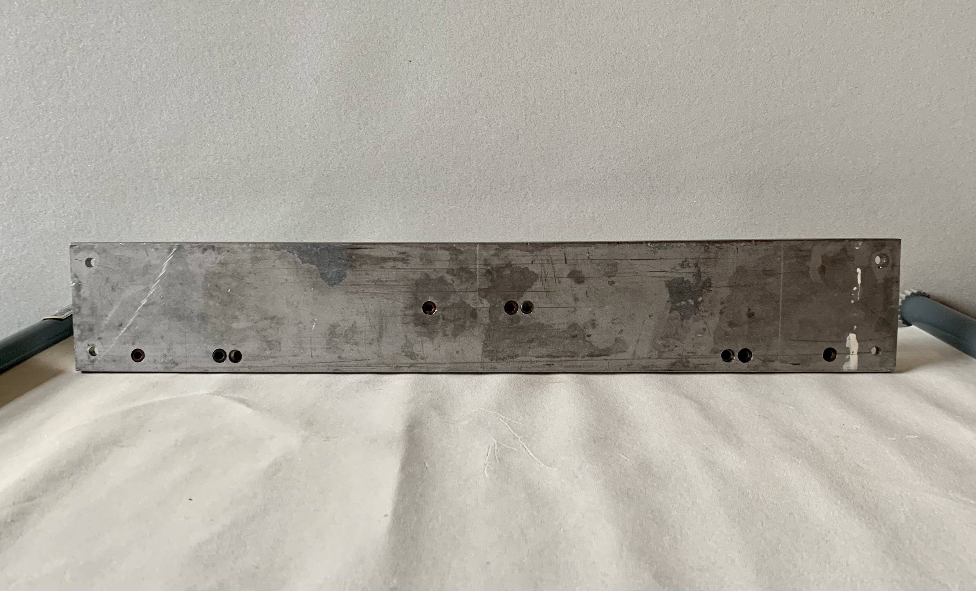 Vintage triple coat steel wall coat rack