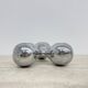 Mid-century design atomic aluminium candle stick ball shaped , 1970s