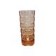 French Vintage Small Rosaline Pressed Glass Vase