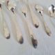 Housewife old cutlery in silver metal X12 people