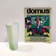 Green, White and Light Blue Murano Glass Vase by Dino Martens