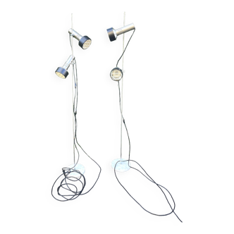 Pair of floor lamps by Alain Richard. Model A14