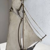 Stainless steel boat from the 1980s.