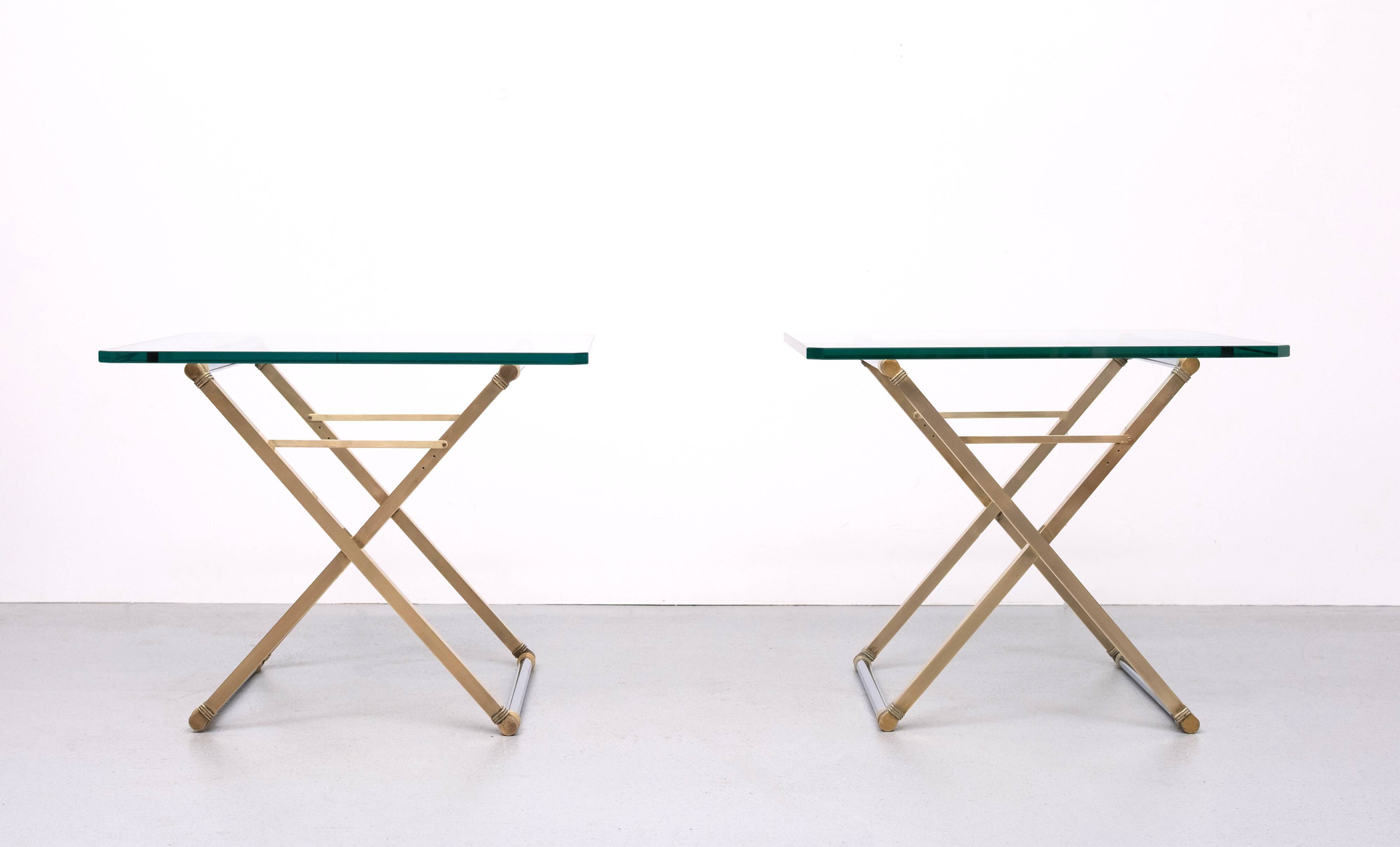 Superb Peter Ghyczy side tables 1970s Holland