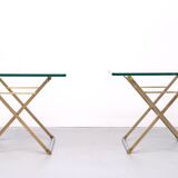 Superb Peter Ghyczy side tables 1970s Holland