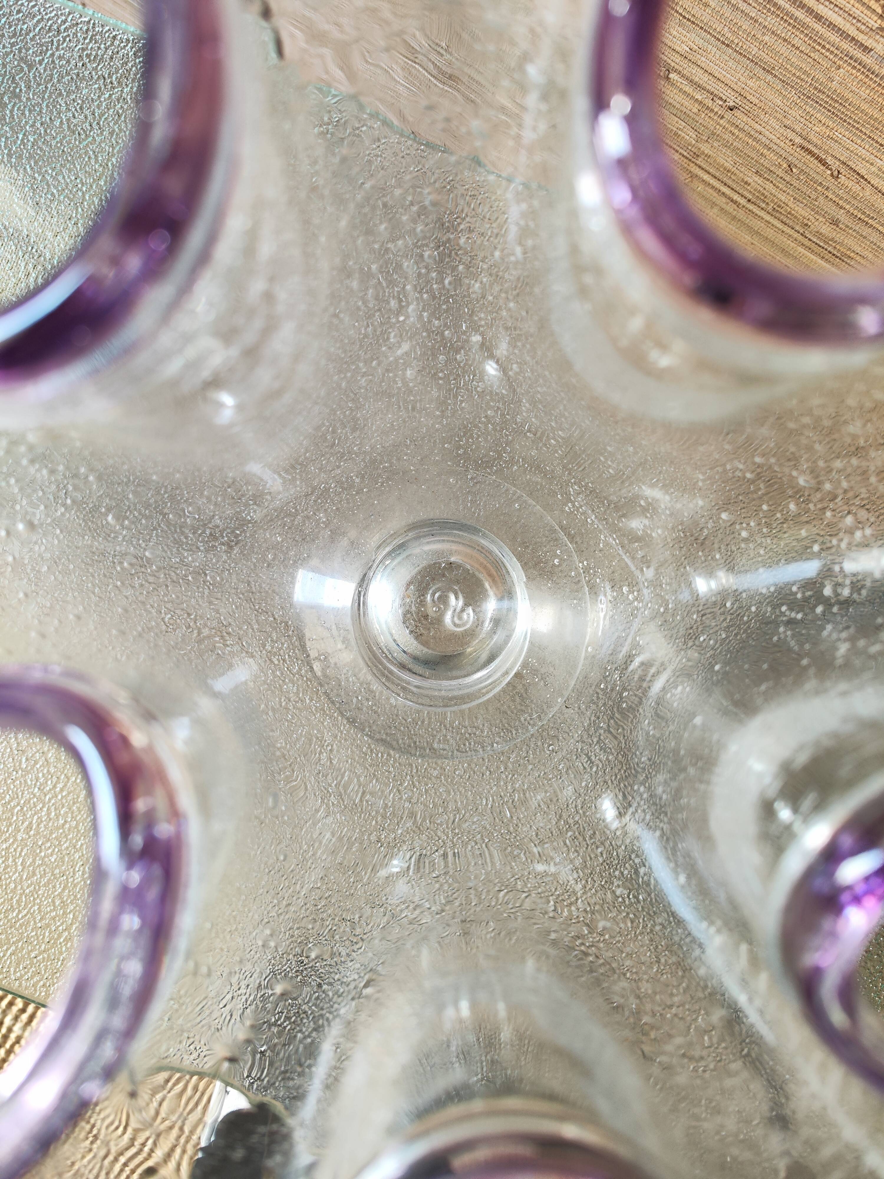 Large Michel Steiner handkerchief vase