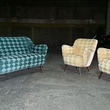 Organic year 50-60 club chairs pair