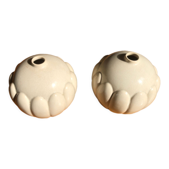 Art deco earthenware ball vase of saint clement