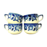 Set of 4 small old cups by St Amand.