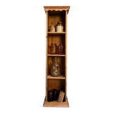 Small vintage bookcase in solid pine