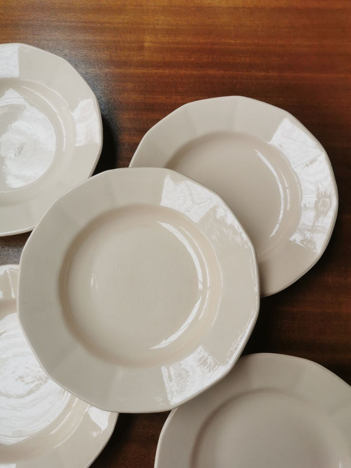 Service de 5 assiettes creuses Digoin