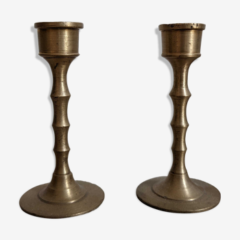 Pair of candle holders