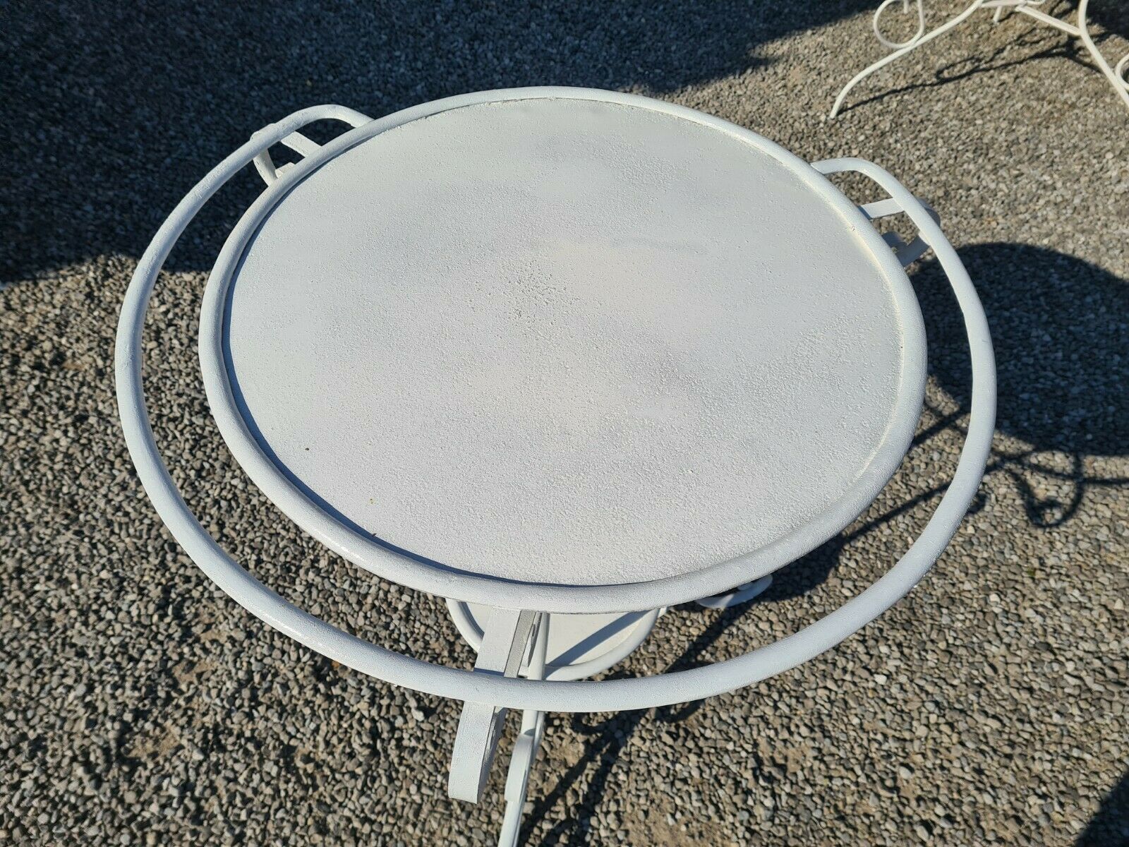 Wrought iron garden table