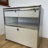 USM Haller chest of drawers in light grey