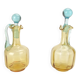Old pair of George Sand decanters, Cristal de Portieux