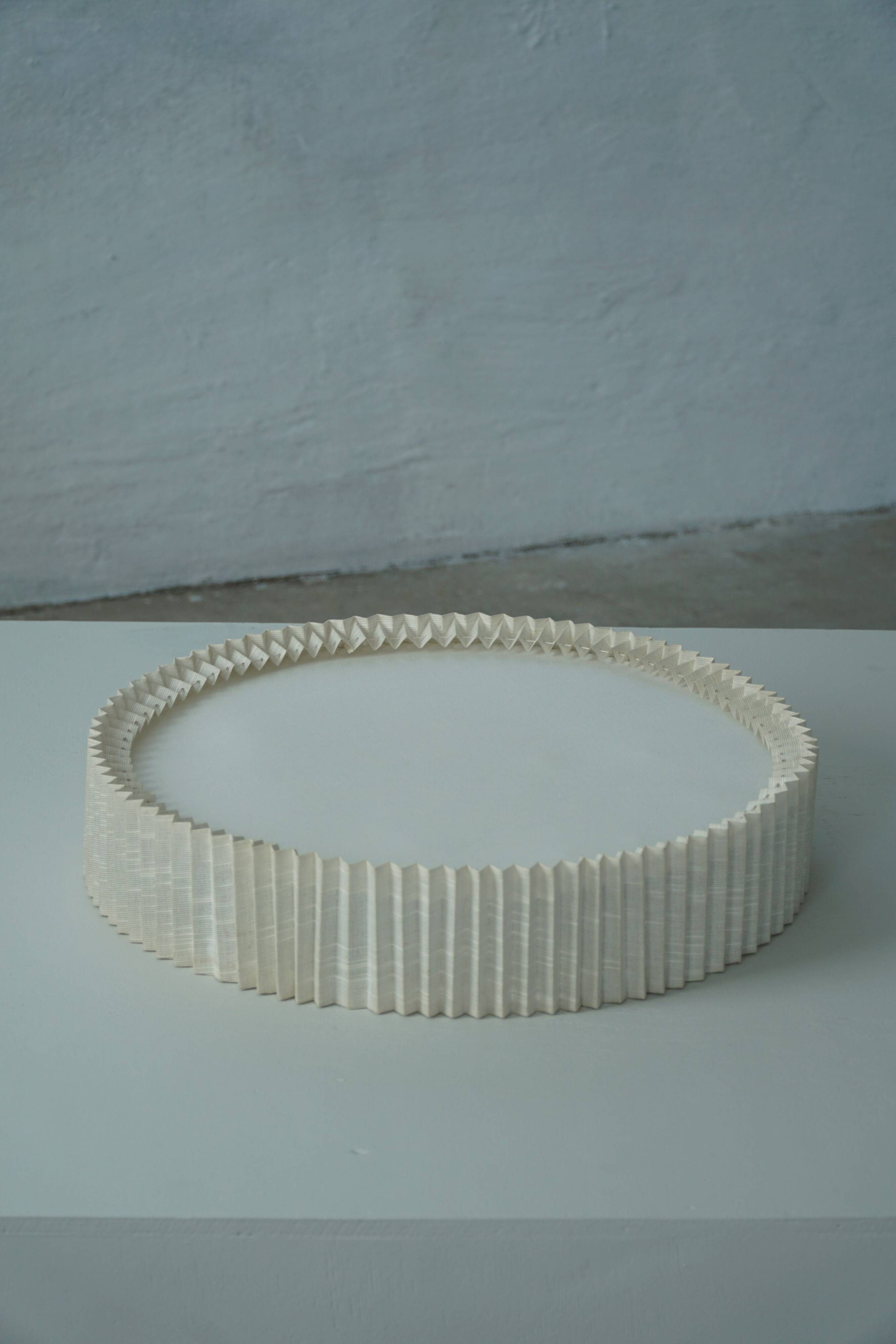 Modern mid-century ceiling/wall lamp from the 1950s in linen, made in Sweden.