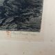 Engraving by René Pinard numbered 41/200 Backhuysen boats 1927