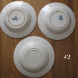Ensemble de 6 assiettes creuses Gien