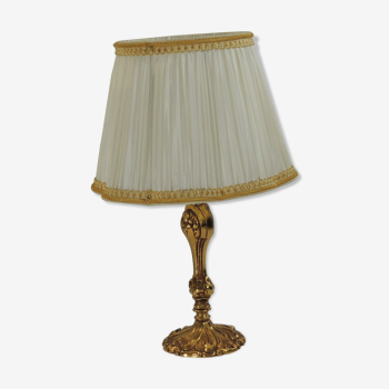 Lampe de table bronze vintage