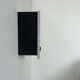 Pair of vintage wall lights, Perspex and black lacquered metal, France 1960