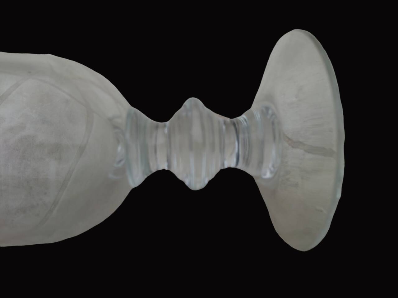 Set of 40 La Rochère Amitier crystal glasses from the 19th century + 8 replacements