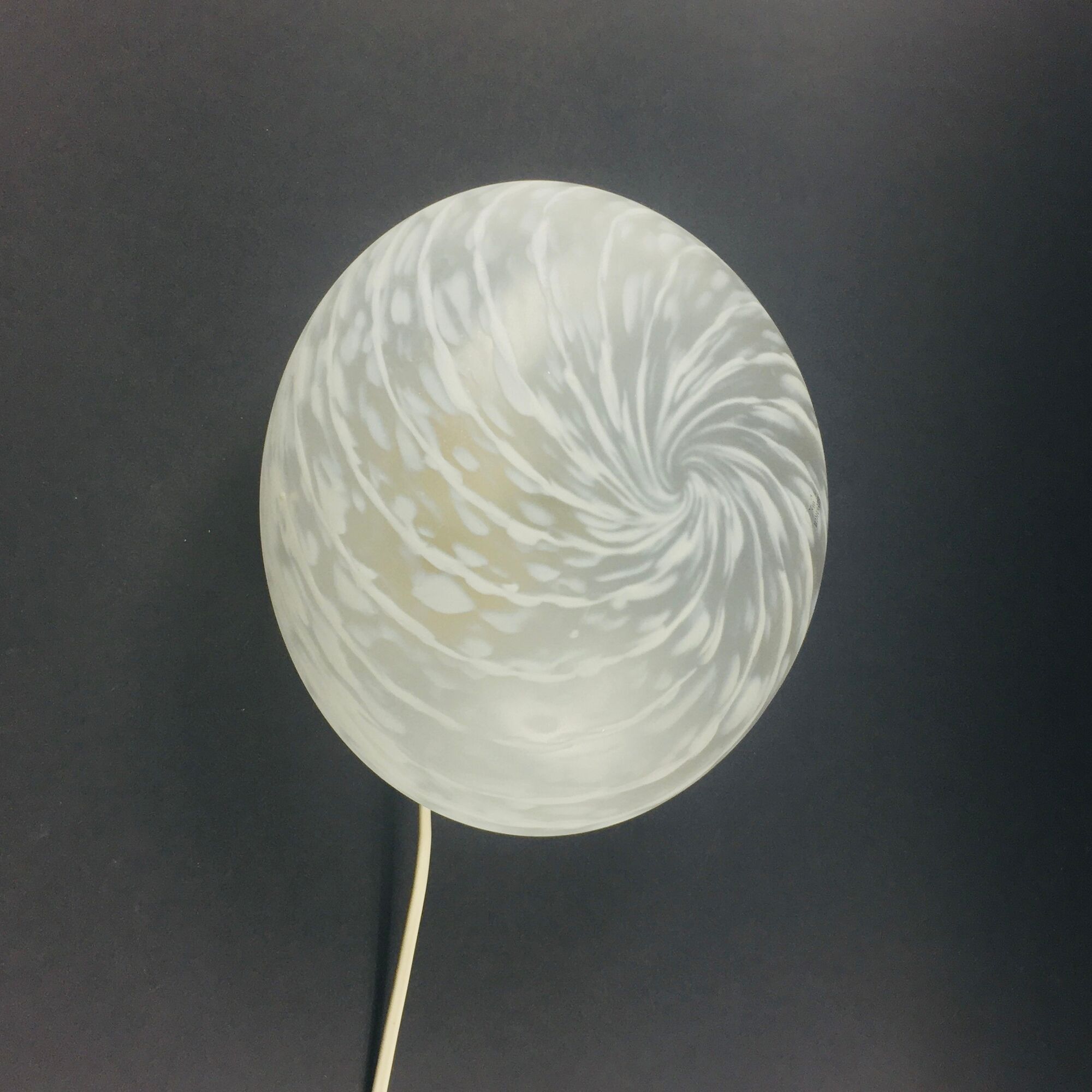 Pair of Murano Glass Swirl Sconces/Wall Lights, Italy, 1970s