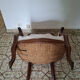 Louis-Philippe Cabriolet Armchair in Mahogany – 19th Century