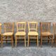 Lot de 20 chaises bistrot en bois courbé