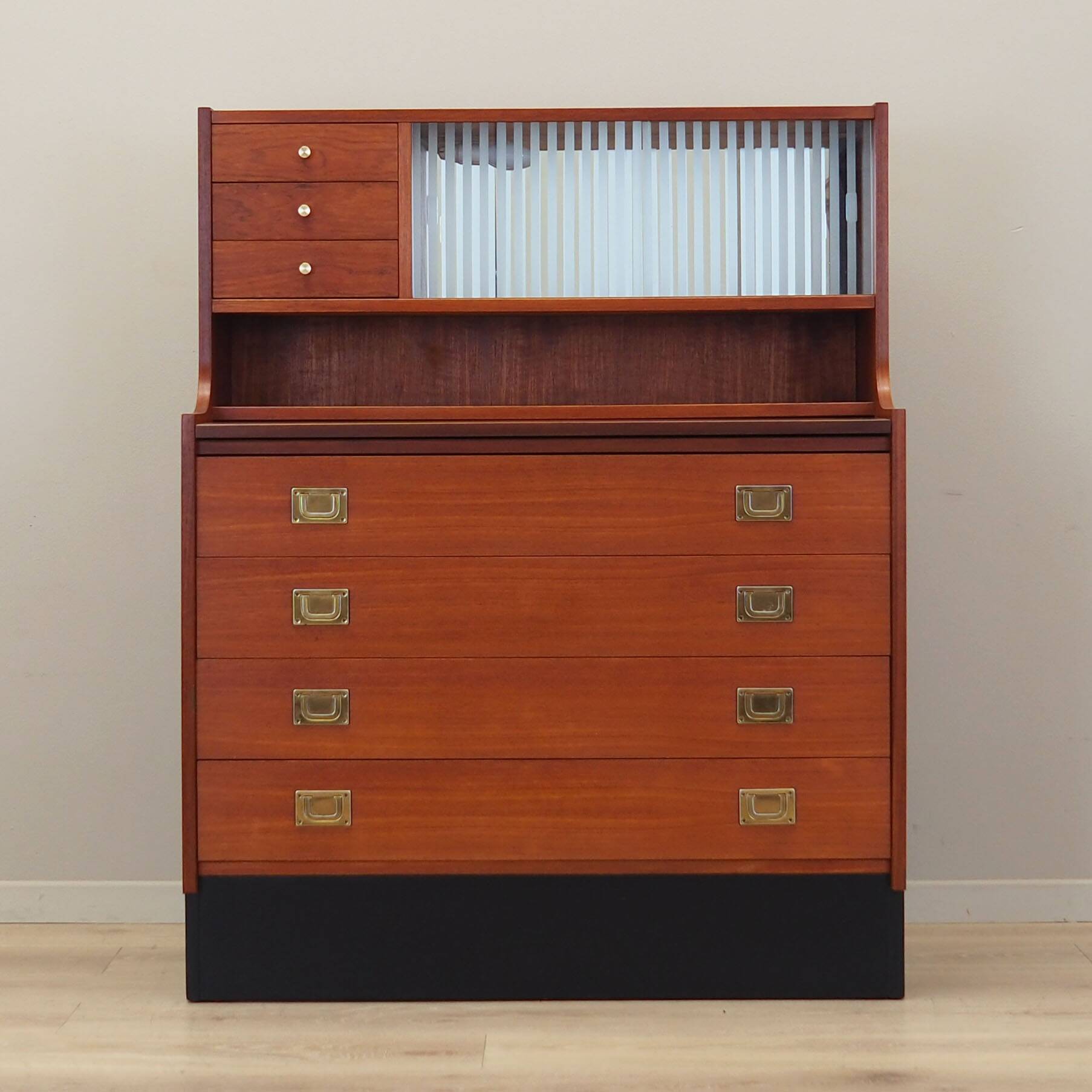 Teak secretary, Danish design, 1970s, production: Denmark