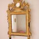 Miroir Louis XVI en bois doré 35x 65cm