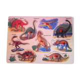 Wooden puzzle -- the dinausares