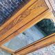 Art deco shelving unit, vintage old cabinet