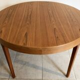 Table danoise teck scandinave par Oluf Theodor Larsen 1960 extensible