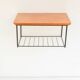 Vintage Floating Wall Shelf, Teak String Rack 60's Design