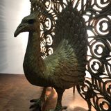 Golden Peacock lamp