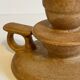 Geometric Hand CANDLE HOLDER Stoneware VINTAGE France