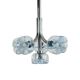 Chandelier, Italian design, Murano glass, 1970s, made in Italy.