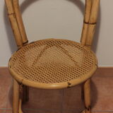 60's-70's bamboo bistro chair and canning