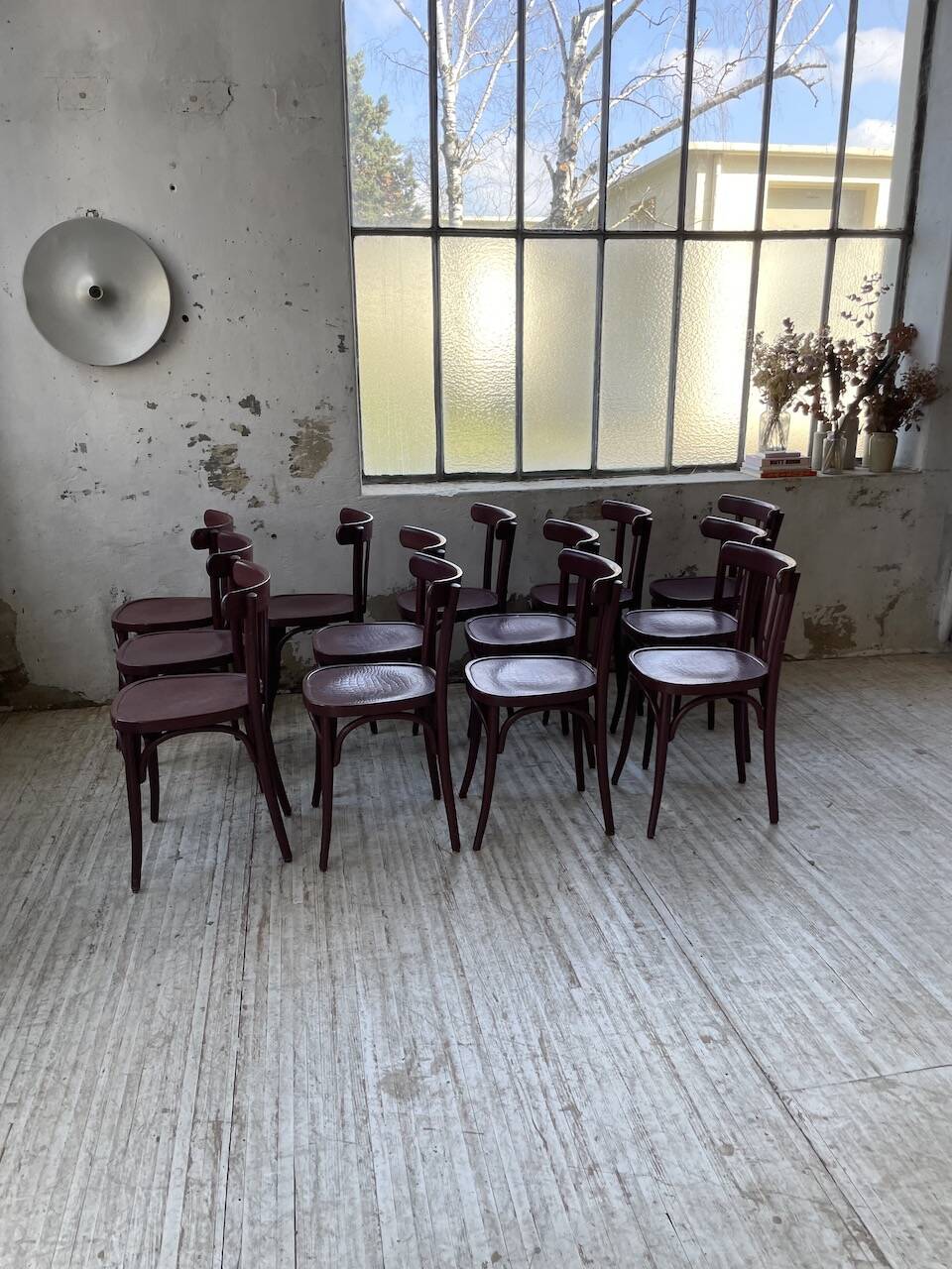 Set of 13 Japy bistro chairs, 1940