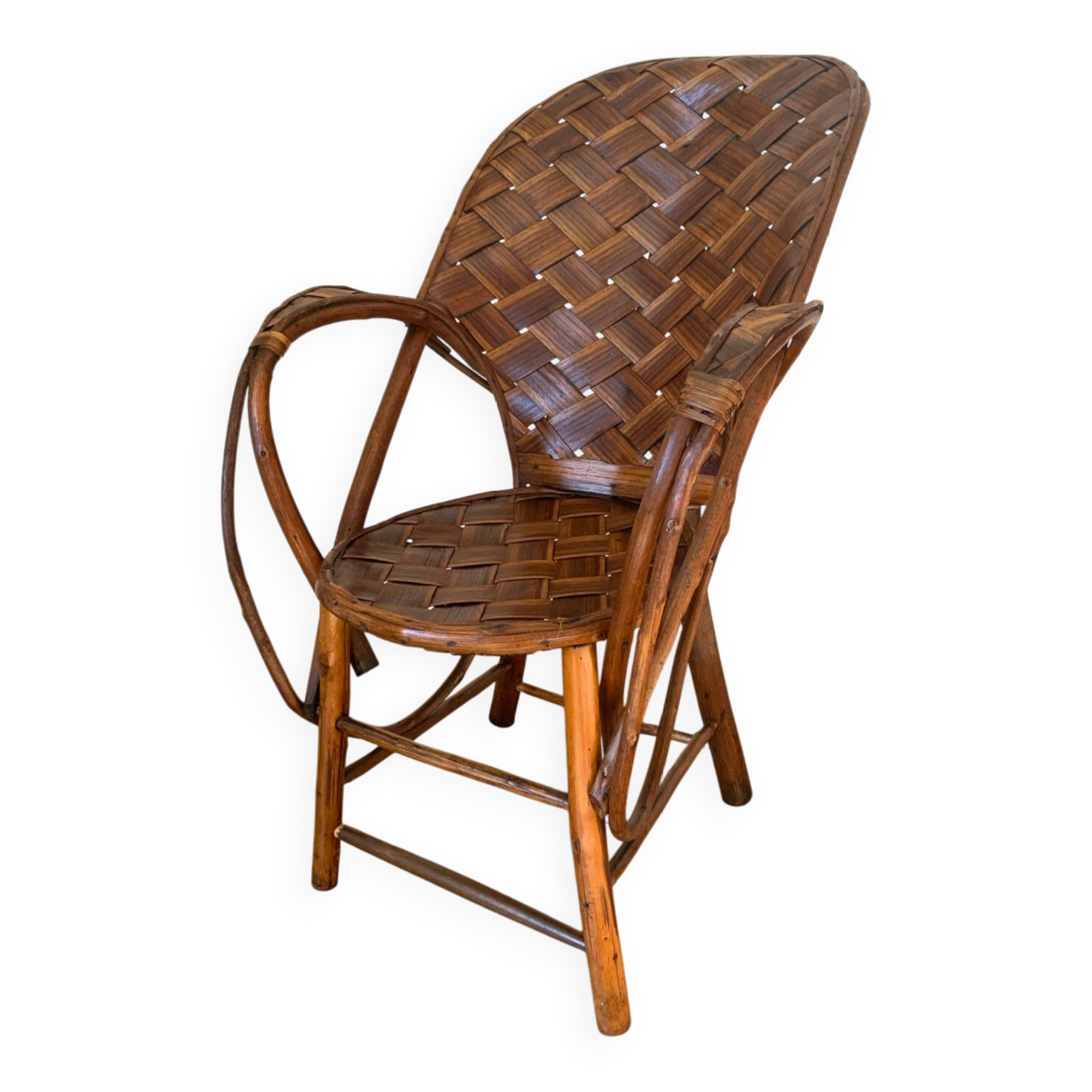 Chestnut armchair