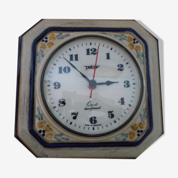 Enamel ceramic pendule/clock - Mark Peter - Germany