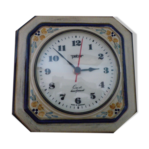 Pendule horloge en céramique