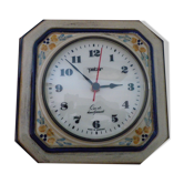 Enamel ceramic pendule/clock - Mark Peter - Germany