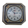 Pendule horloge en céramique émaillée Marque Peter - Allemagne