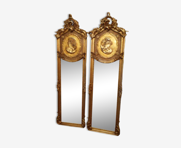 Paire de miroirs 50x180cm