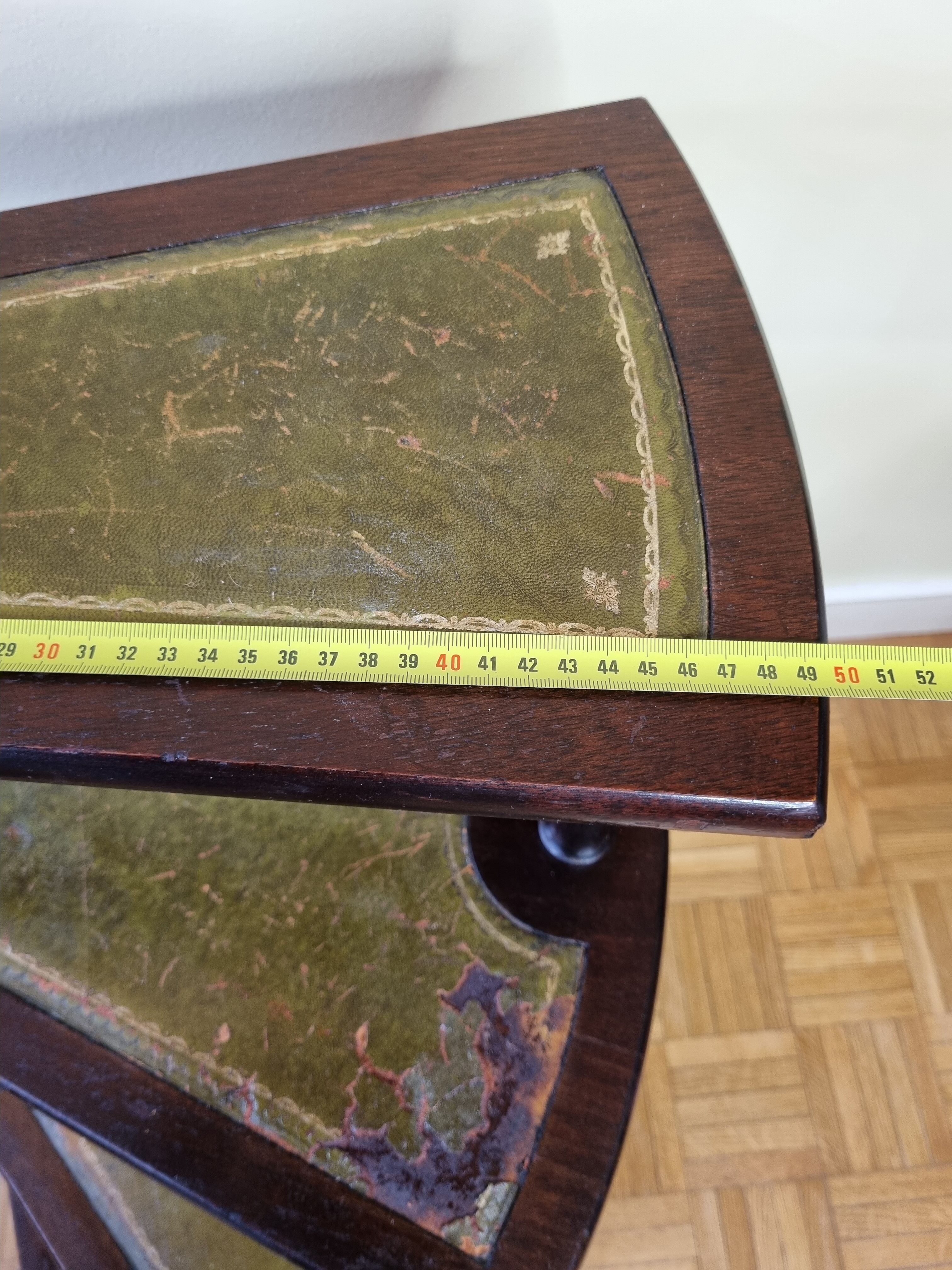 Victorian-style mahogany style library staircase circa 1900