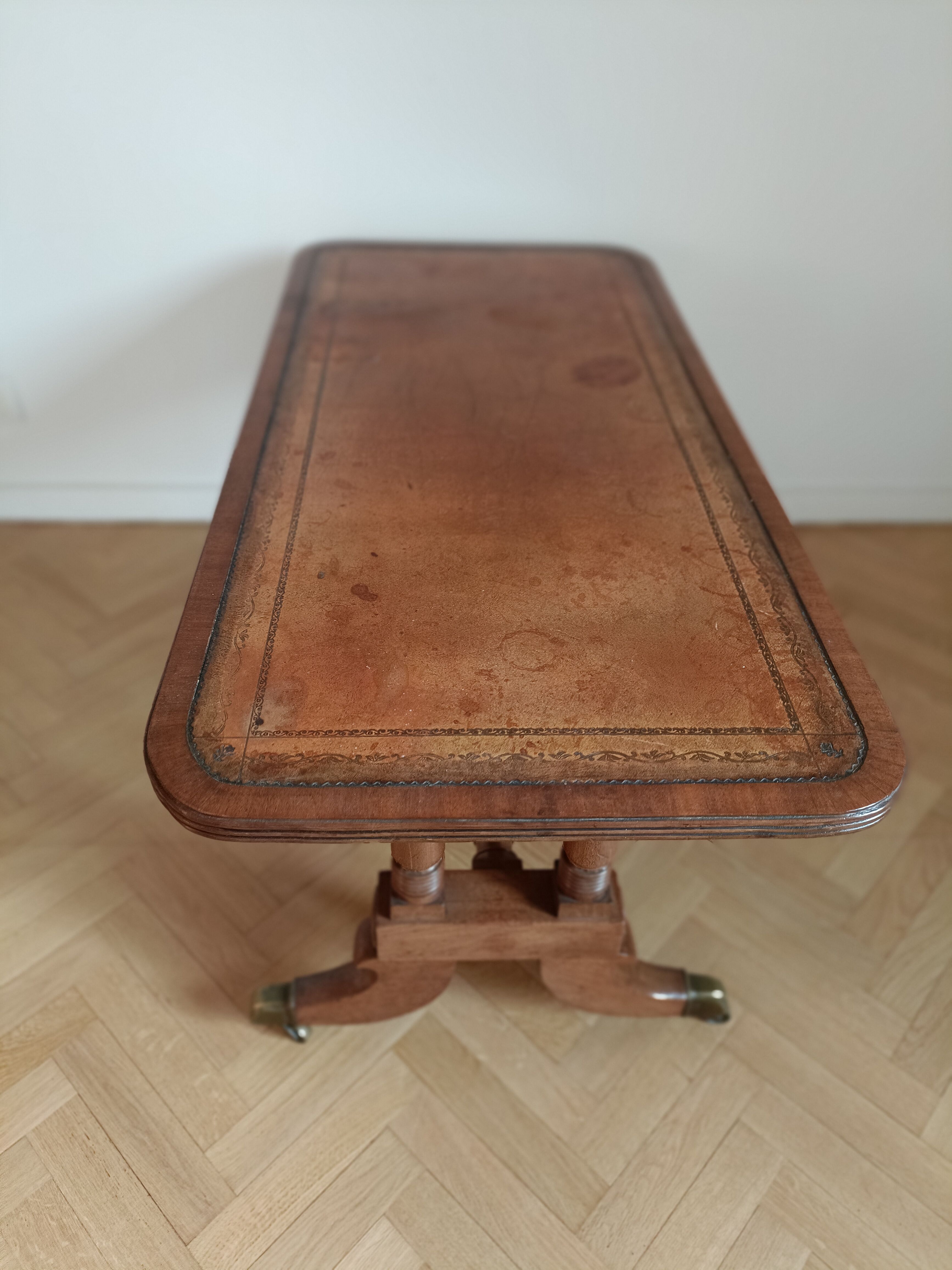 Mahogany English coffee table